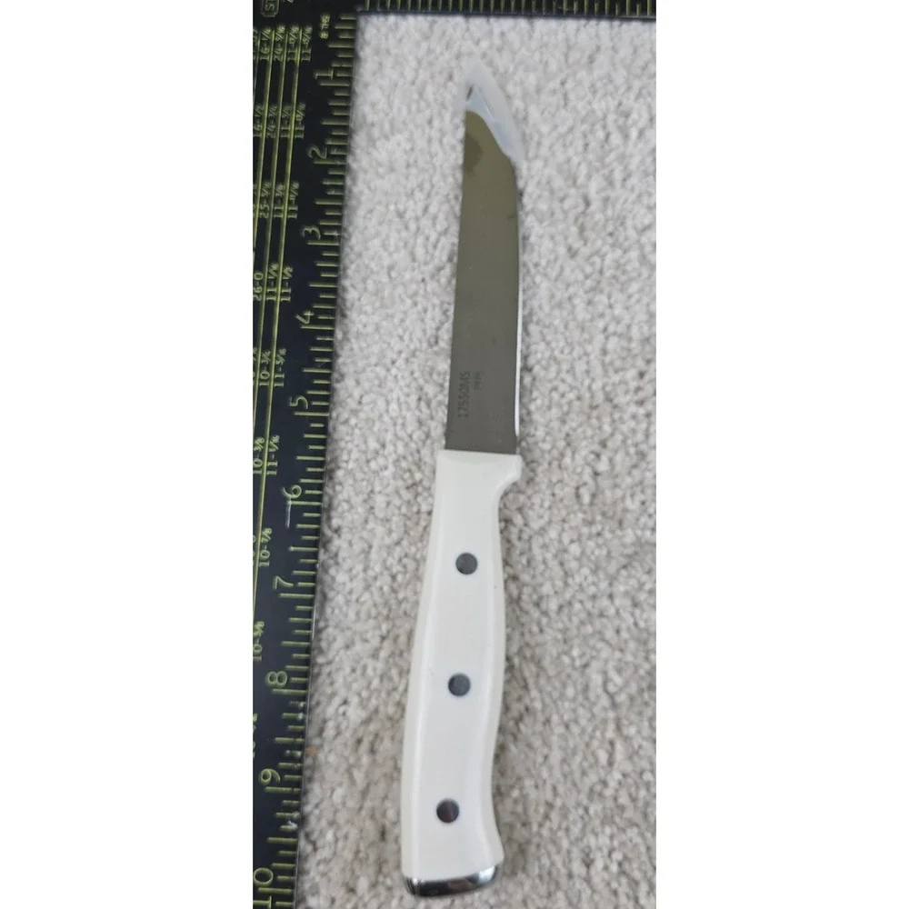 Cuisinart Steak Knife White Triple Riveted Handle C77WTR15P-SK